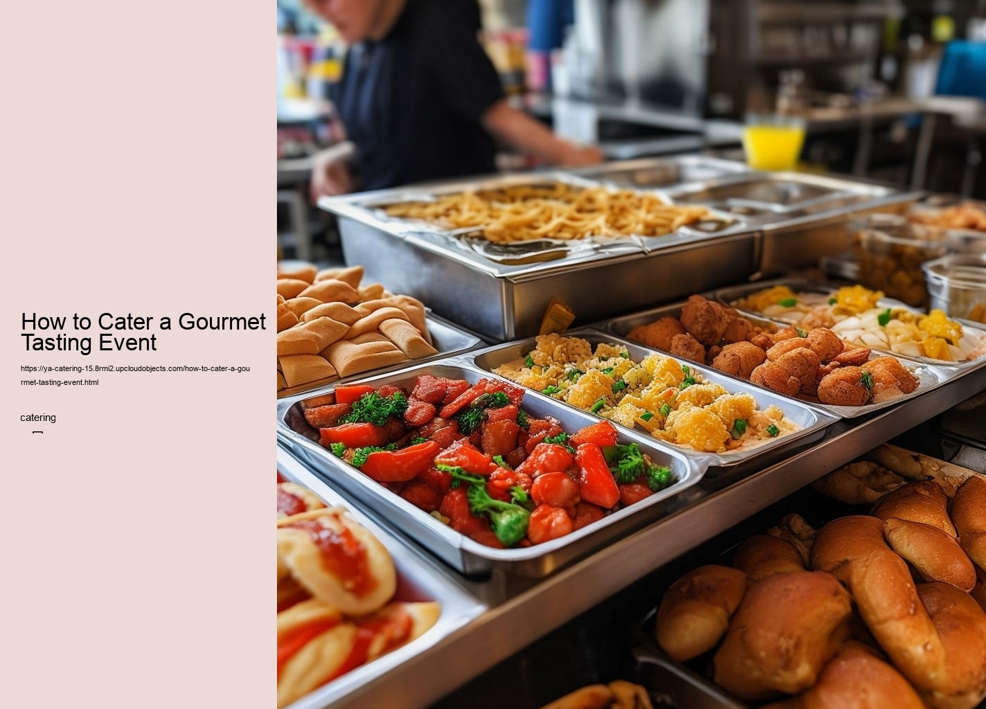 How to Cater a Gourmet Tasting Event